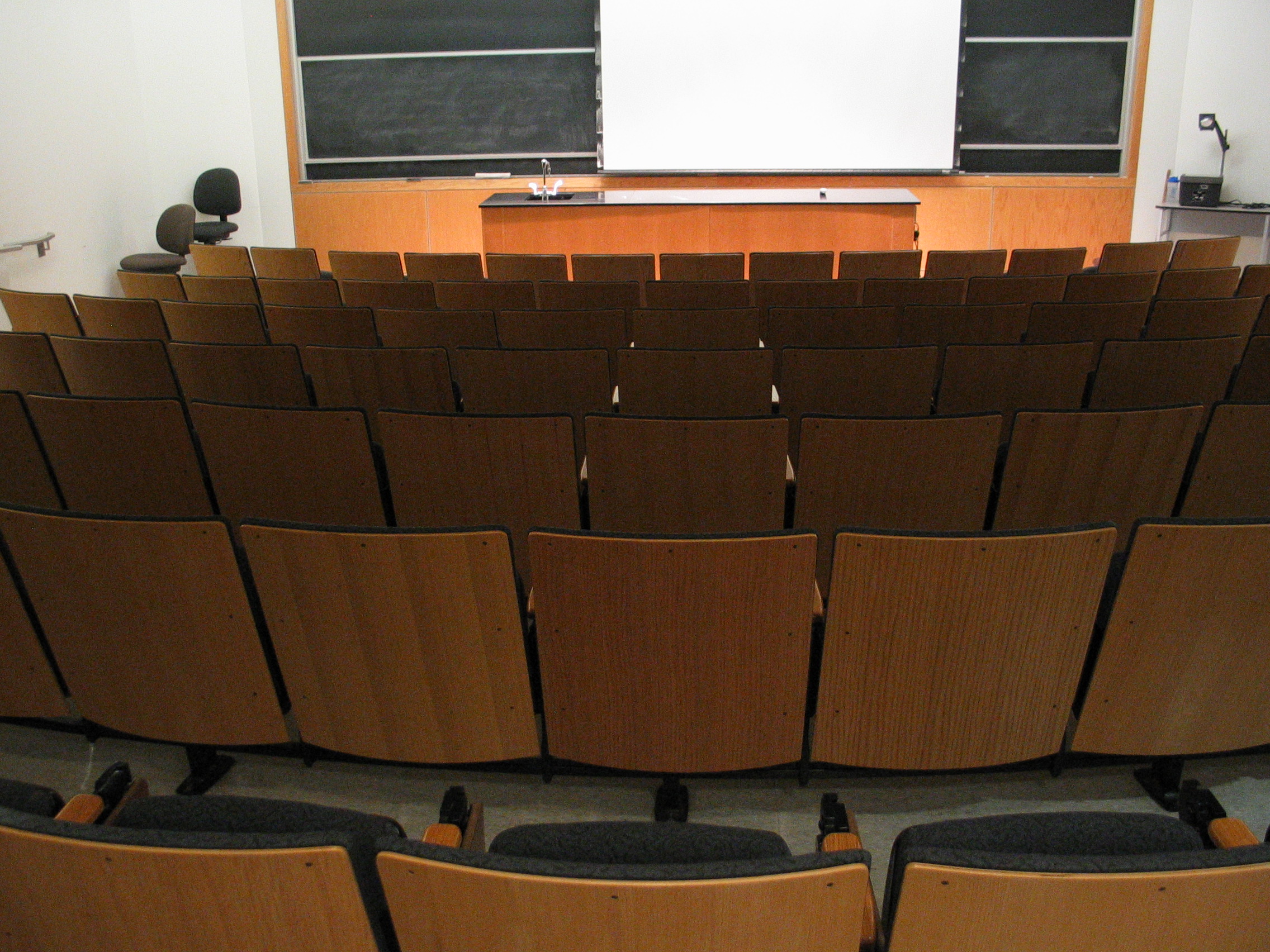 photo of lecture room