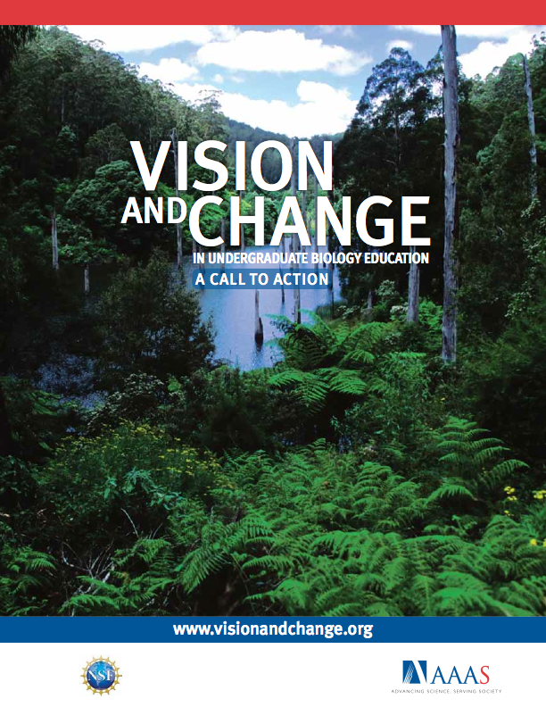 image of cover of Vision and Change report